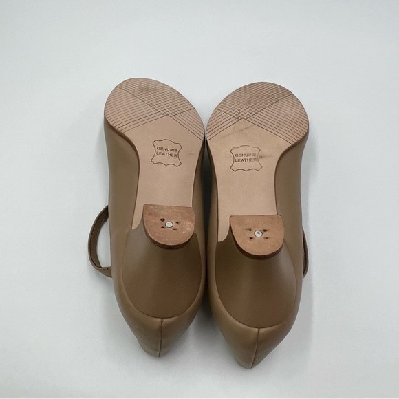 Capezio Jr. Footlight 550 550X Caramel‎ Character Dance Shoes Big Girls Kids 3 - Picture 10 of 15